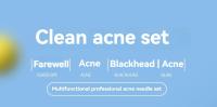 Kit De 11 Piezas De Herramientas Para El Cuidado De La Piel Eliminador De Acné Y Puntos Negros Agujas Para Pelos Encarnados Limpieza Profunda Del Piel - details 0