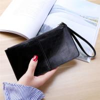 Cartera Larga De Moda Para Mujer En Cuero PU Con Cremallera Monedero Y Portatarjetas Bolsillo Para Teléfono Móvil Y Correa De Muñeca - details 2