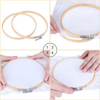 Kit De Bordado DIY Con Marco De Bambú Circular Herramientas De Costura Decoración Del Hogar 9 Estilos Dibujos De Broceado - details 1