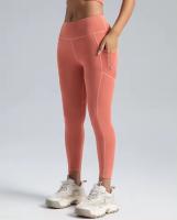 MOV-Pantalones deportivos y de fitness, pantalones color melalgodón, Mallas elásticaspara Correr, Elevación de cadera, High Belt, control del medio ambiente, pantalones de yoga - details 11