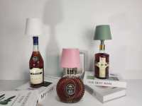 Lámpara De Mesa Inalámbrica En Botella Con Control Táctil De 3 Colores Y Ajuste De Brillo Continuo Lámpara Nocturna Para Decoración De Botella De Vino Barra Luz De Escritorio - details 9