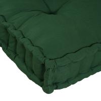 Cojín de sofá de pallet vidaXL con respaldo de tela verde - details 5