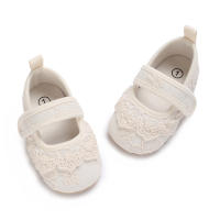 Zapatos De Princesa Para Bebé Niña Con Cordones Y Aros Antideslizantes Suela Suave Para Cama Ropa De Bebé 0-18 Meses - details 13
