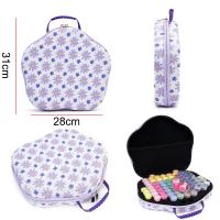 Caja De Almacenamiento Portátil Para Pintura Diamante Herramientas Y Accesorios De Joyería Contenedores De Cremallera 60/68Grid - details 1