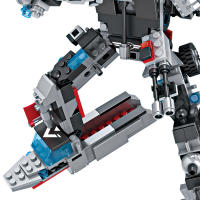 COGO Transformación De Robot a Avión Juguetes De Bloques De Construcción Serie Militar Regalo Para Niños (774 Piezas) - details 2