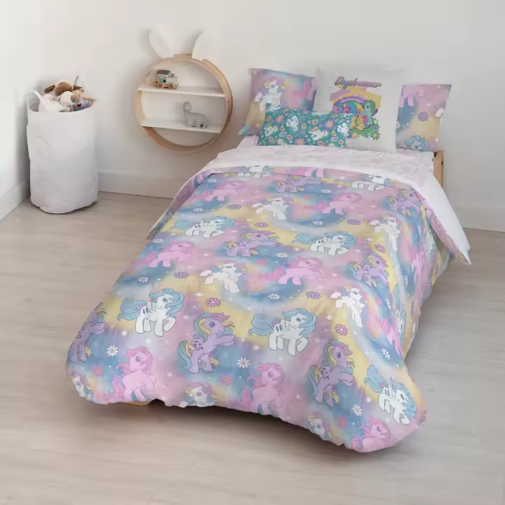 BL Belum Funda Nórdica con Botones 100% Algodón My Little Pony - Orgánico y Suave - Varios Tamaños Disponibles - 1