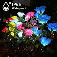 Luces Solares LED De 7 Cabezas Para Jardín Y Paisaje IP65 Impermeables Luces De Hierba Exterior Decoración De Jardín Estilo Tradicional Material ABS - details 1