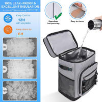 Mochila Grande impermeable y aislante para el frío, a prueba de fugas, para acampar, Playa, pesca, picnic, Viajes al Aire Libre, 30 L - details 0