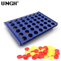 Juego De Tablero Educativo UNGH Four in a Row Bingo Chess Clásico Para Familia Divertido Juguete Para Niños Y Jóvenes Entretención - details 1
