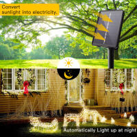 Luces Solares De Hiedra Para Árbol Y Ramas 100/200LEDs Impermeables Para Exteriores Navidad Fiesta Boda Con Cable De Cobre - details 0