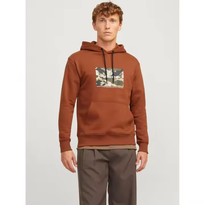 Sudadera Vesterbro Capucha Marrón Jack and Jones - 1