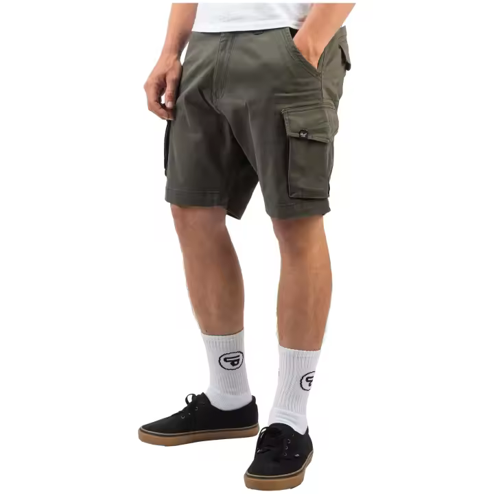 Pantalon Corto Reell  para hombre en color verde - 1