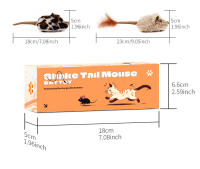 Nueva Generación Ratón Interactivo Inteligente Con Movimiento Activado Y Cola Vibrante Juguete Para Gatos Recargable De Peluche - details 10