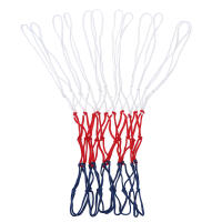 Red De Baloncesto Duradera De 48cm Tejido De Nylon Tri-Color Universal Reemplazo Para Rama De Baloncesto Mesh Compatible Con Todas Las Horquillas De Baloncesto - details 8