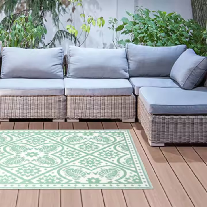 Esschert Design Alfombra de Exteriorejos Portugueses Suelo Decoración Color Marrón,  Verde,  Negro y mas - 1