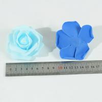 50pcs Rosas Artificiales De PE 6cm Para Decoración De Bodas Y Fiestas En Casa Flores Fake Para Manualidades Y Garlands Colores Variados - details 3