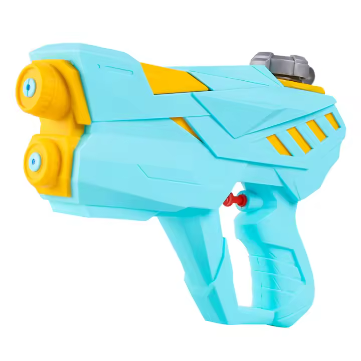 Pistola De Agua Doble Presión Manual Para Juegos Al Aire Libre Verano Juguete De Agua Para Niños Pistola De Agua De Juego Exterior Para Boys - 1