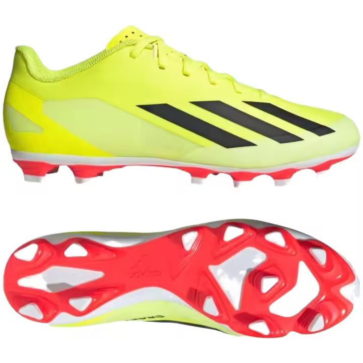 Botas de Futbol Adidas X Crazyfast Club para hombre en color amarillo - 1