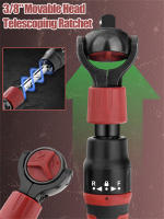 Llave De Juego Reversible De Acero Inoxidable 3/8 Pulgada Con Cabeza Flexible Y Deslizamiento Rápido Herramienta De Mano Con 72 Dientes - details 6