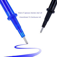 Juego De Bolígrafos De Gel Erasables Kawaii Con Punto Fino De 0.5 Mm Tinta Negra/Azul Para Escuela Y Oficina Suministros De Escritura - details 4