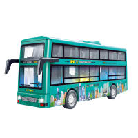 Modelo De Autobús Doble Cubierta En Plástico Con Retroiluminación Coche De Colección Para Niños Juguete De Viaje Por La Ciudad Con Retroiluminación Regalo Para Niños Edad Recomendada 4-12 Años - details 4