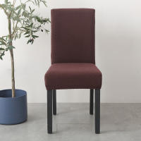 Funda De Silla De Comedor Elástica Gruesa Y Elegante Para Cocina Hotel Boda Banquete Cubierta De Silla Moderna En Tela Spandex/Poliéster - details 7