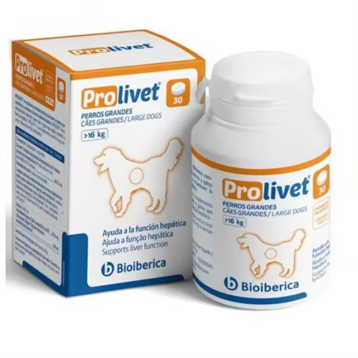 BIOIBERICA - Prolivet perros grandes 30 comprimidos - 1