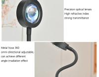 Lámpara De USB Proyector De Atardecer Luz De Ambiente Para Sala De Estar Y Dormitorio Decoración De Pared Luz Nocturna Para Fotografía - details 8