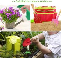 Herramientas de jardinería para niños, juego de 7 herramientas de jardinería con Regadera, Guantes, Rake, shovel, accesorios de jardinería, juegos de regunera para niños - details 2