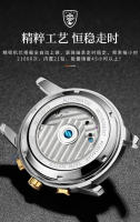 Reloj mecánico totalmente automático nuevo, reloj multifunción para hombre. - details 11