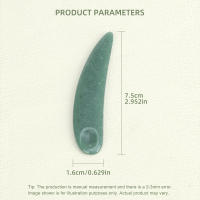 Cuchara De Jade Para Facial Espátula De Maquillaje Reutilizable Herramienta De Cuidado De La Piel Para La Belleza - details 10