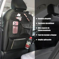 Bolsa Organizadora para Asiento de Coche con Bandejita,Múltiples Bolsillos, Fácil de Instalar y Óptimo Espacio de Almacenamiento - details 5