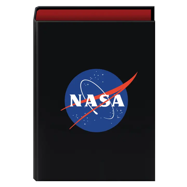 Dohe - Archivador 4 Anillas - Capacidad 250 Hojas, Tamaño Folio (26,4x34 cm), Lomo 6 cm, Anillas 40 mm, Tapa Extradura - NASA Logo - 1