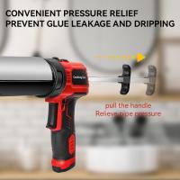 Pistola de calafateo eléctrica de 18V, herramienta de pegamento de costura inalámbrica para puertas y ventanas, empuje de 300 kg para batería Makita de 18V - details 8