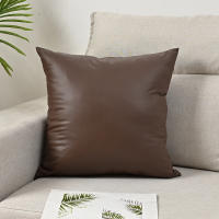 Funda De Cojín Elástica PU Impermeable De Color Sólido Soporte Lumbar Para Sofa Y Oficina Sin Núcleo De Almohada - details 13