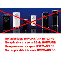 Control Remoto Para Puerta De Garage HORMANN HSM2 HSM4 868 MHZ Transmisor Portátil 868.35mhz Compatible Con Modelos Hormann - details 5