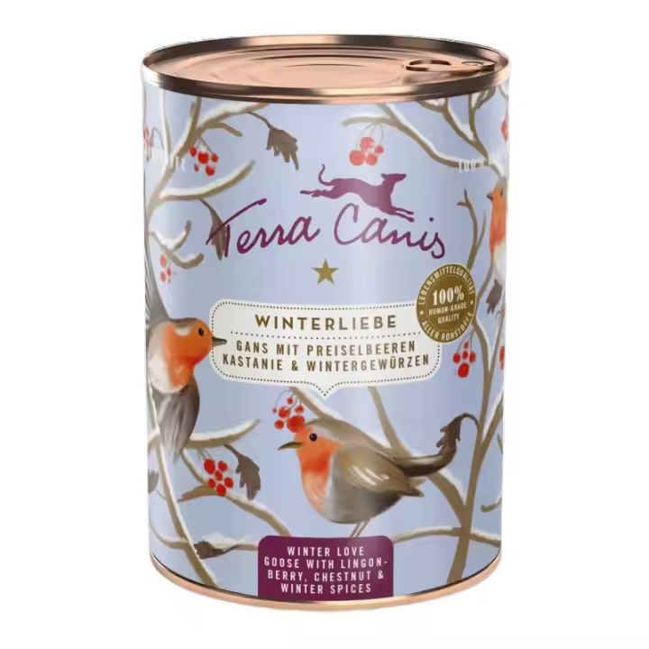 Terracanis TERRA CANIS WINTER LOVE - Ganso con arándano rojo, castaña y especias de invierno - 1