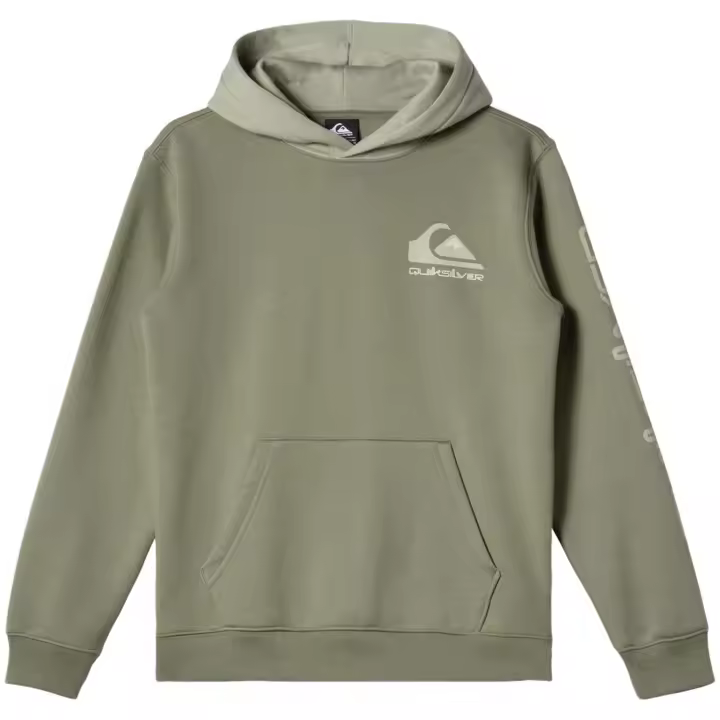 Sudadera con Capucha Quiksilver Omni Logo Glw0 para niños unisex en color verde - 1