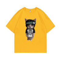 Camiseta Hombre Algodón 100% Chief Keef Kitty Lead Never Follow Estampado Camiseta Gráfica Casual Manga Corta Estilo Hip Hop - details 7
