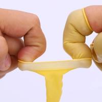 100Pcs Guantes De Goma De Látex Desechables Protección Para Dedos Resistentes Al Daño Adecuados Para La Mayoría De Los Dedos Uso Doméstico En La Cocina - details 3