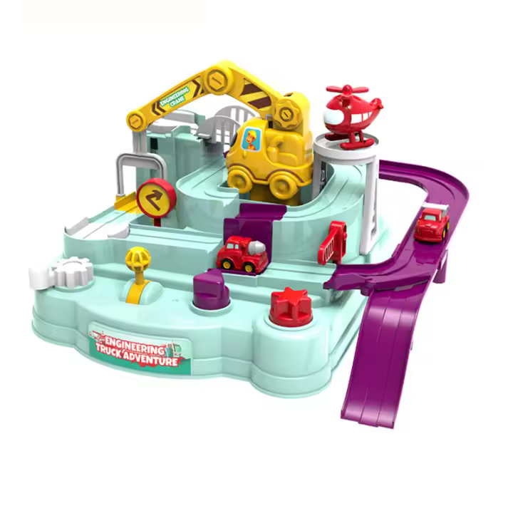 Juego De Tablero De Aventura Con Carriles De Tren Para Niños Juguete Interactivo Para Boys Edad 2-4 Años Regalo De Cumpleaños - 1