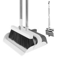 Juego De Limpieza Broom Foldabl Y Escoba Con Púa Doble Cara Y Dientes De Peine Rotación De 180° Uso Portátil Para Cocina Y Piso Eliminación De Pelo De Mascotas - details 1