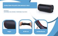 Banner - Funda para volante lisa con Agujas e hilo rojo