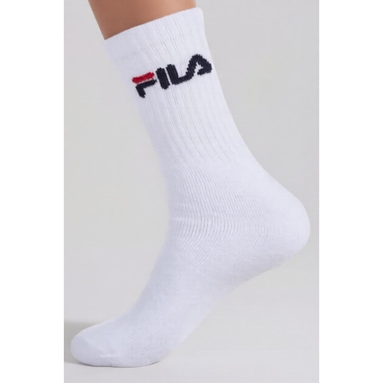 FILA Skates Pack 3 35-38 Calcetines Deporte Unisex | Altos Rizo Invierno | Fila 9505 Duraderos