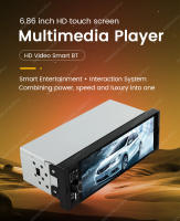 Reproductor Multimedia Para Coche 1DIN Pantalla Táctil HD De 6.86 Pulgadas Soporta Carplay Android 13 Auto Para Nissan Toyota - details 3