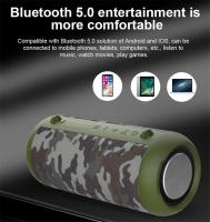 Altavoz Bluetooth portátil, altavoz de sonido Estéreo inalámbrico subwoofer waterproof, Viajes para, Al Aire Libre, hogar y Fiesta, Negro - details 0