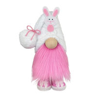 Adorno Decorativo De Pascua En Miniatura Nahuelhut Doll Gnome Con Conejo Ideal Para Decoración De Escritorio Pack De 1 - details 4