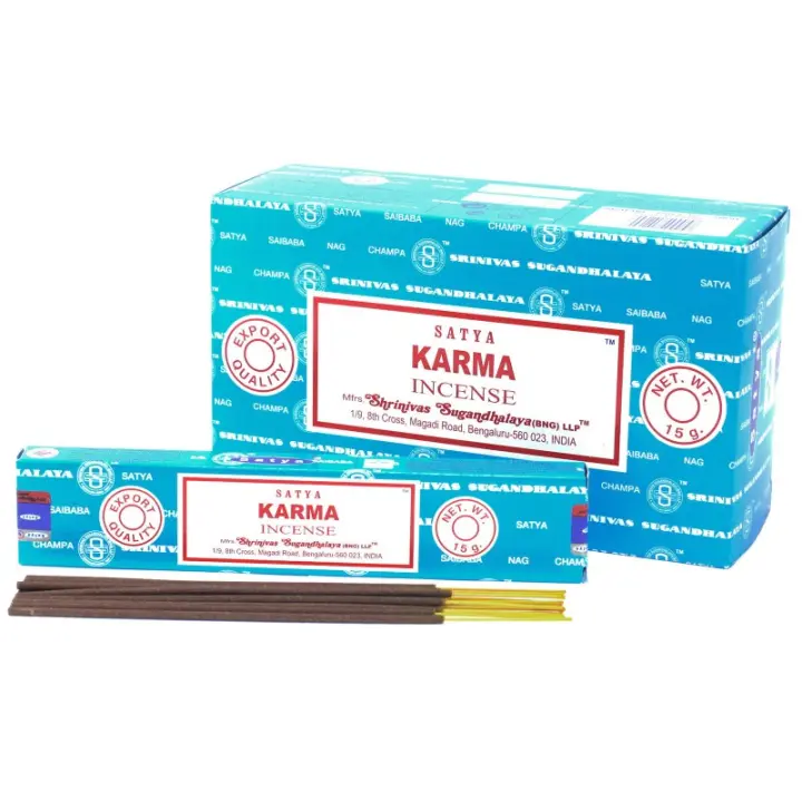 SATYA Incienso Karma - 1 cajetilla de 15 gr. - 1