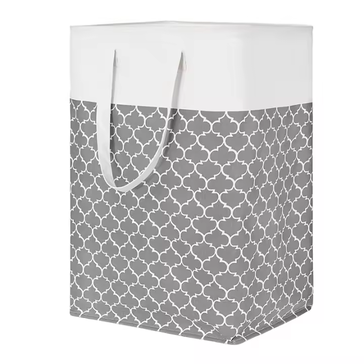 Cesta De Ropa Impermeable Y Plegable De Gran Capacidad Para Almacenamiento De Ropa Y Artículos Menores Fabricada En Oxford - 1