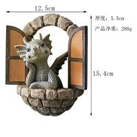Estatua De Dragón Solar Para Jardín Decoración De Resina Meditativa Adorno De Hogar Y Jardín Tema Animal Arte De Figuras De Dragón - details 7